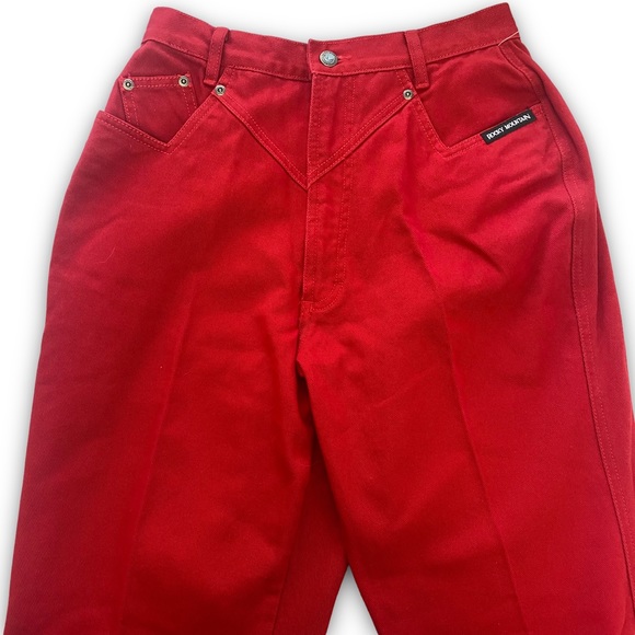 Vintage Rocky Mountain Clothing Co Red Jeans size 32 - Picture 6 of 15